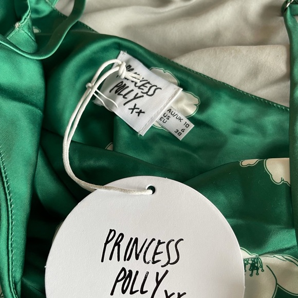 NWT! Princess Polly Ultra Mini Dress Green - Picture 2 of 5